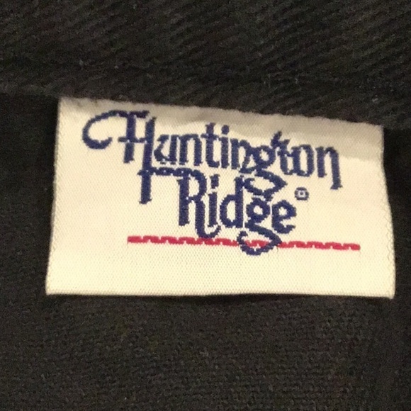 VINTAGE Huntington Ridge high waisted black jeans sz 18 - Picture 7 of 8